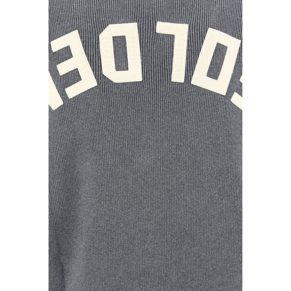 Golden Goose Gray Cotton Cardigan Golden Goose