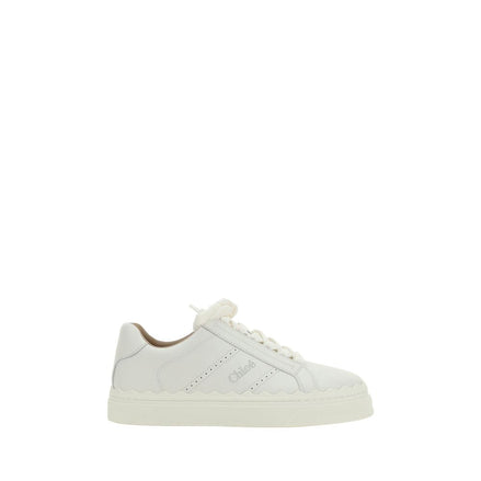 Chloé White Calf Leather Bos Taurus Low Top Sneakers Chloé