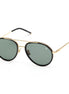 Belstaff Gold Stainless Steel Sunglasses Belstaff