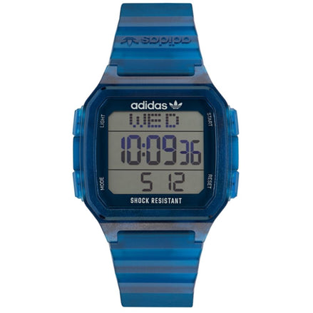 Adidas Blue Resin Digital Watch Adidas