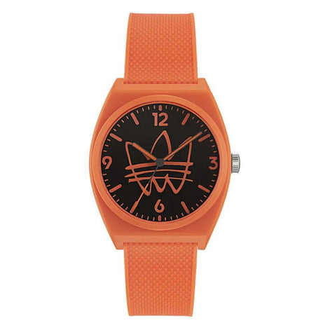 Adidas Orange Synthetic Sport Watch Adidas