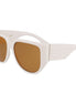 Ferragamo White Bio Injected Sunglasses Ferragamo
