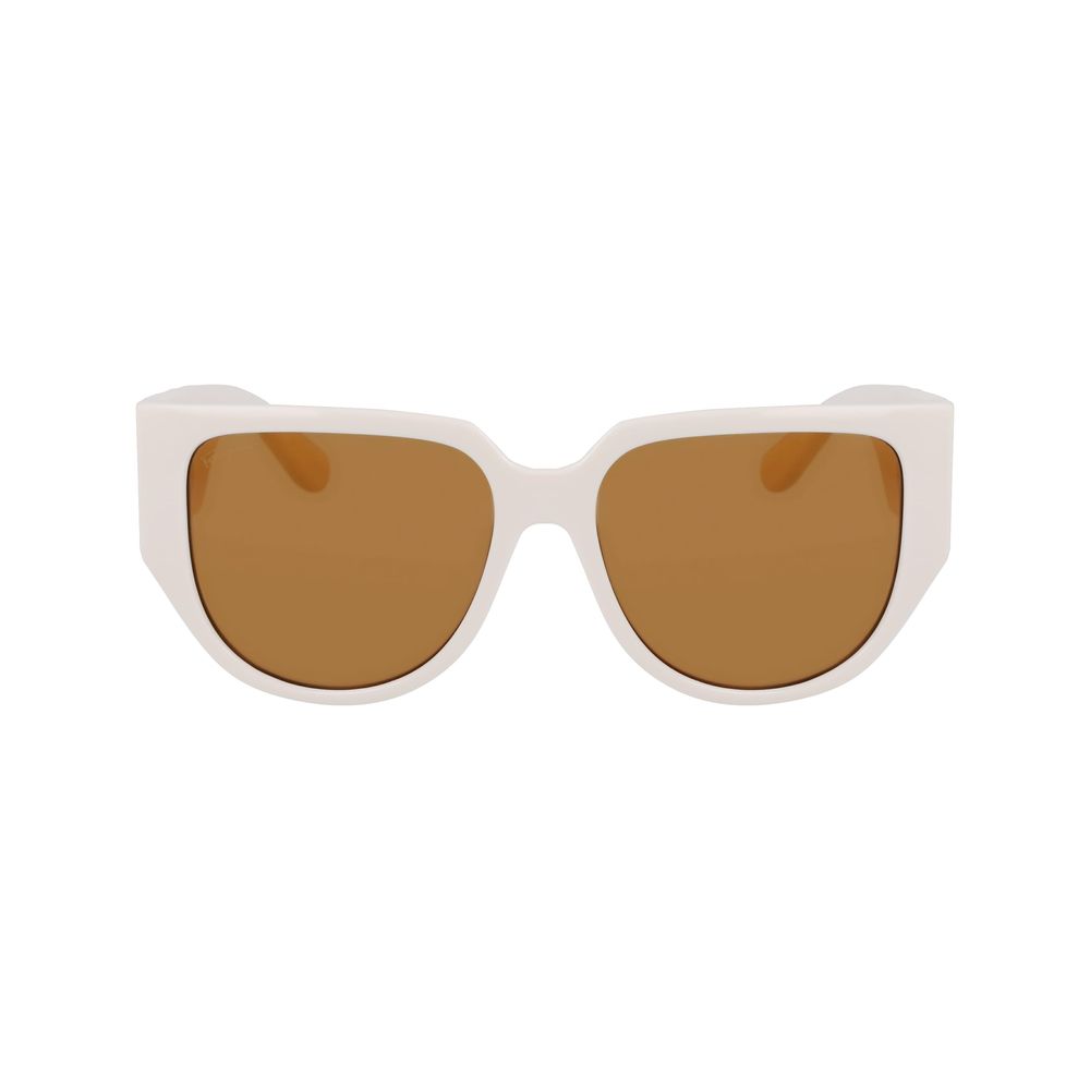 Ferragamo White Bio Injected Sunglasses Ferragamo