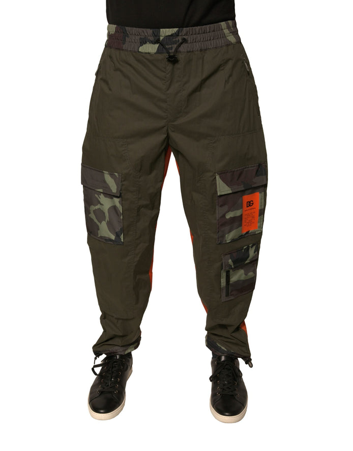 Dolce & Gabbana Multicolor Camouflage Jogger Cargo Pants Dolce & Gabbana