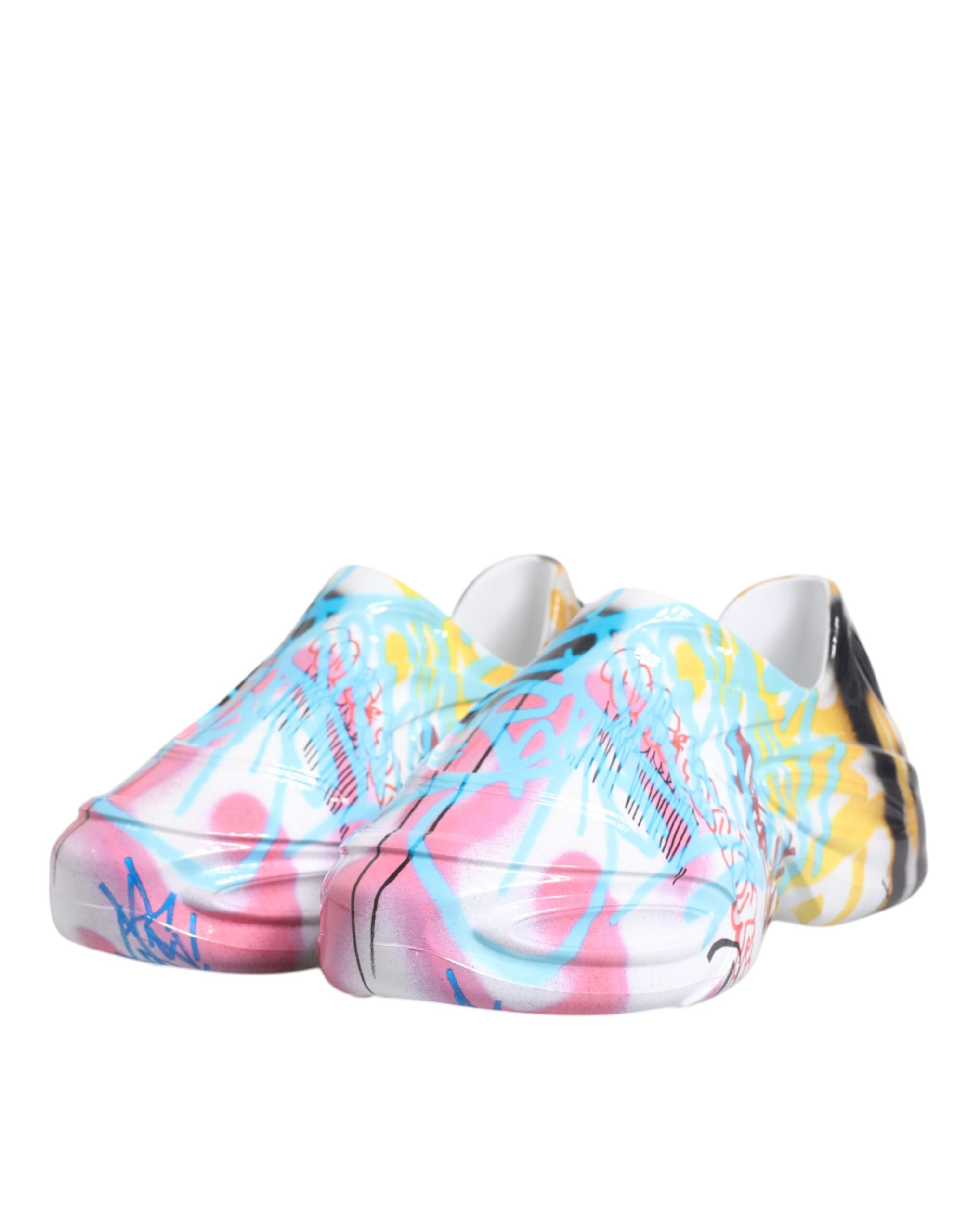 Dolce & Gabbana Multicolor Graffiti Daymaster Sneakers Shoes Dolce & Gabbana