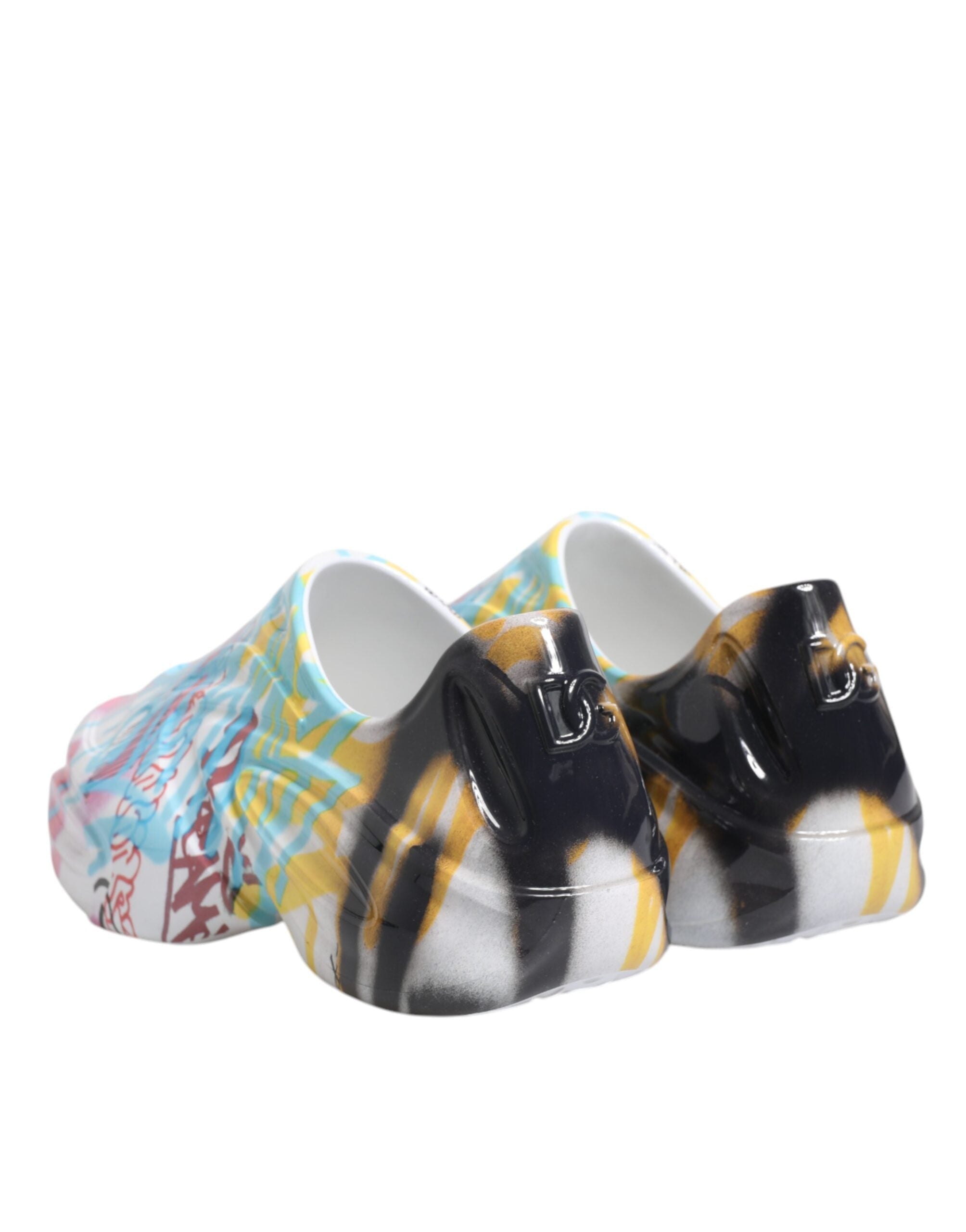 Dolce & Gabbana Multicolor Graffiti Daymaster Sneakers Shoes Dolce & Gabbana