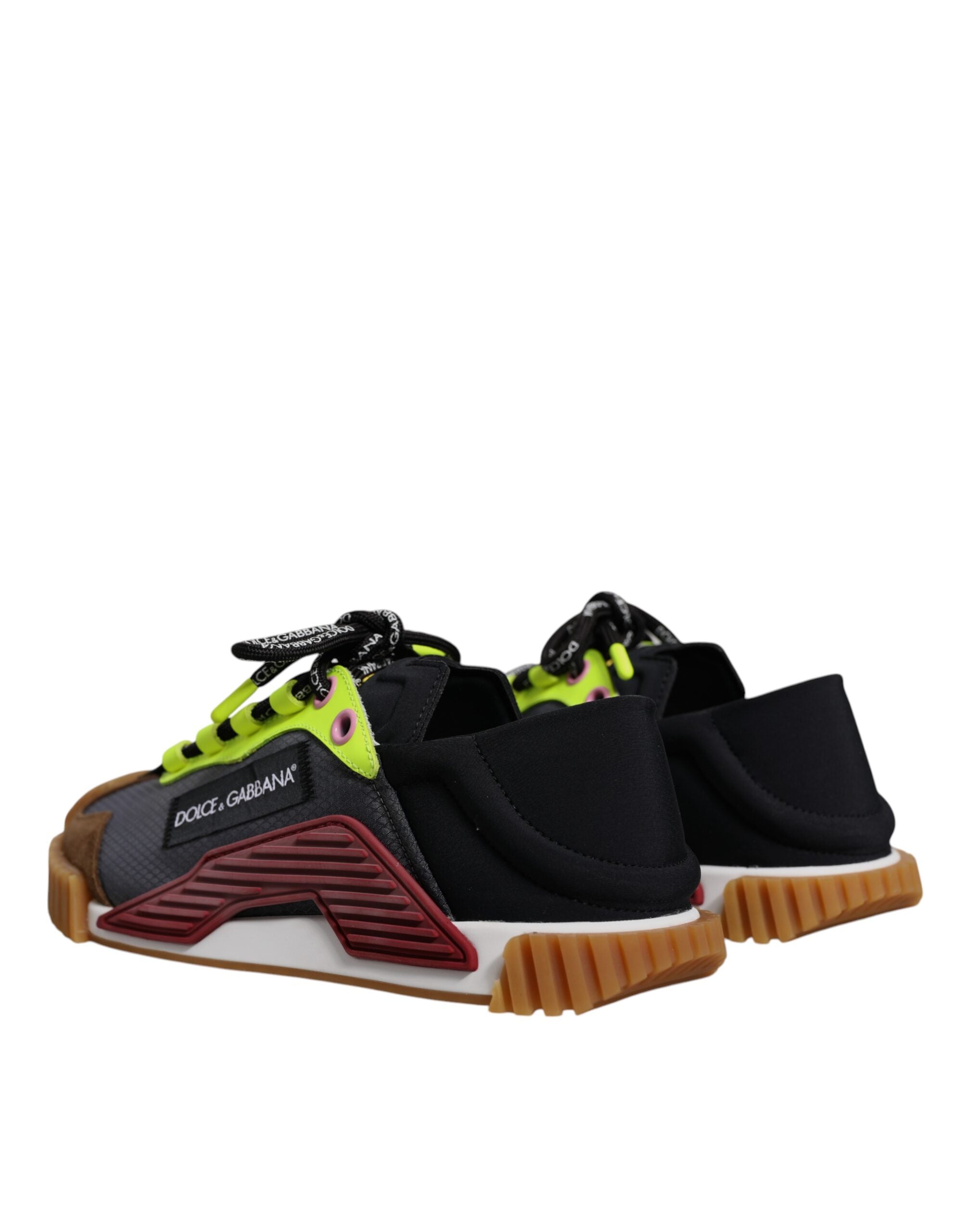 Dolce & Gabbana Multicolor Nylon Low Top NS1 Sneakers Shoes Dolce & Gabbana