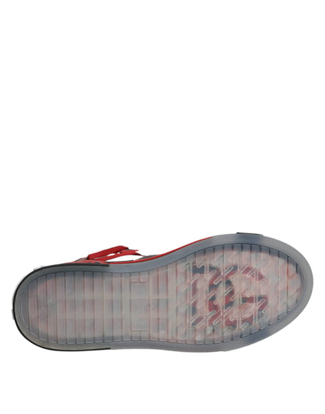 Dolce & Gabbana Multicolor Leather High Top Sneakers Shoes Dolce & Gabbana