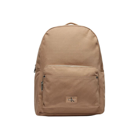 Calvin Klein Jeans Beige Recycled Polyester Backpack Calvin Klein Jeans