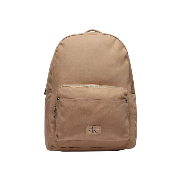 Calvin Klein Jeans Beige Recycled Polyester Backpack Calvin Klein Jeans