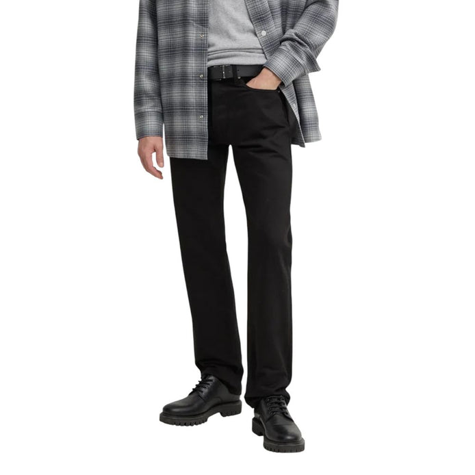 Calvin Klein Jeans Black Cotton Relaxed Fit Jeans Calvin Klein Jeans