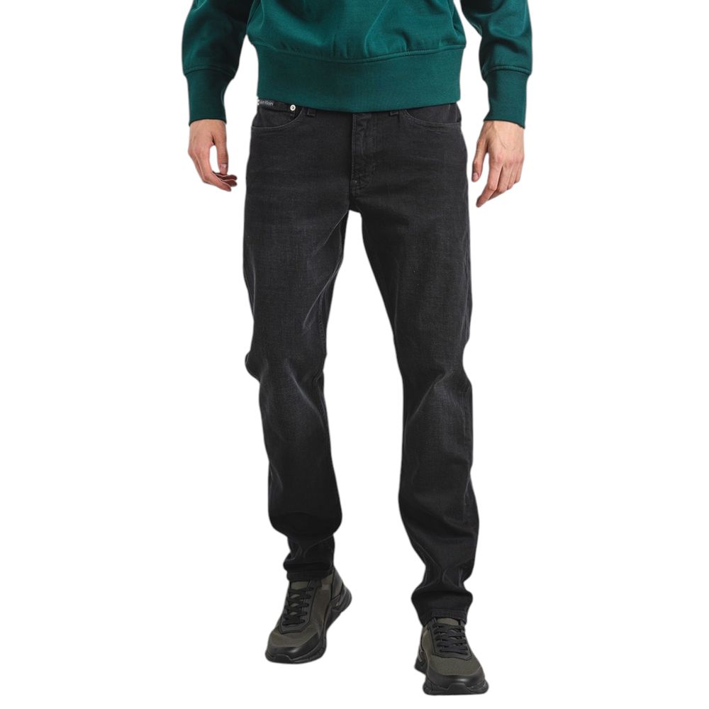 Calvin Klein Jeans Black Cotton Slim Fit Jeans Calvin Klein Jeans