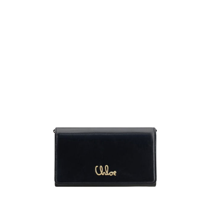 Chloé Brown Calf Leather Bos Taurus Clutch Bag Chloé
