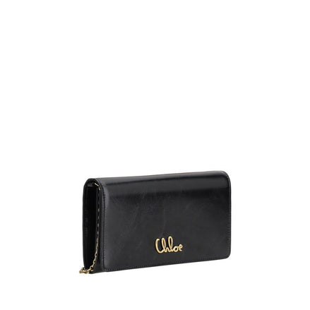 Chloé Brown Calf Leather Bos Taurus Clutch Bag Chloé