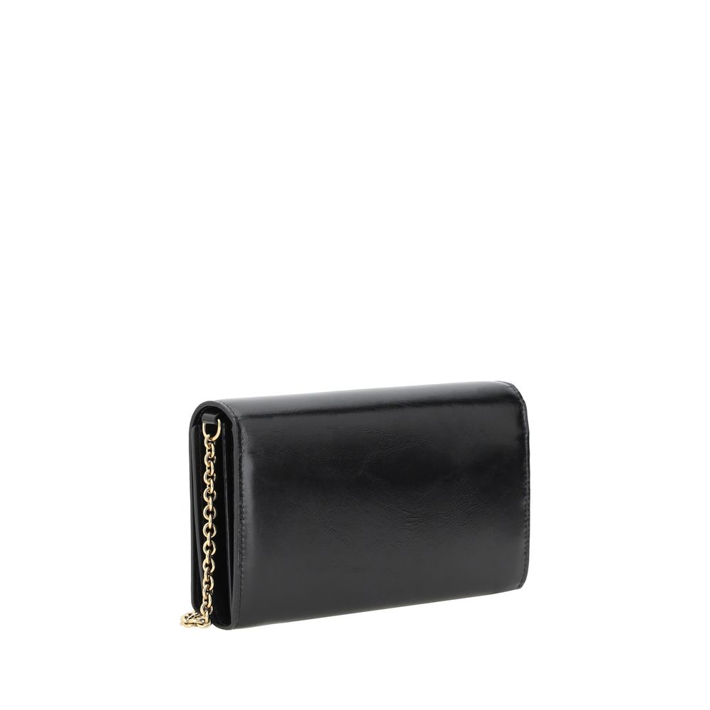 Chloé Brown Calf Leather Bos Taurus Clutch Bag Chloé