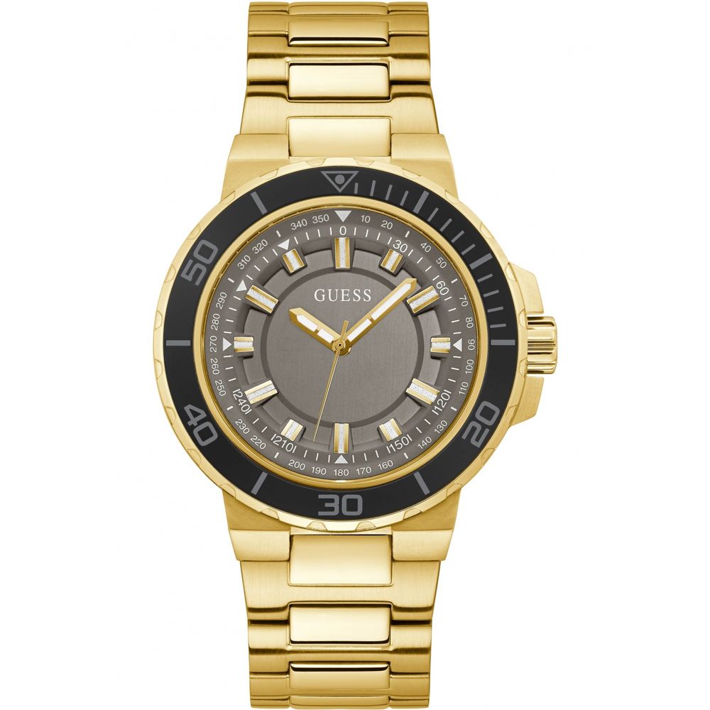 Guess Gold Stainless Steel Dress Watch Guess