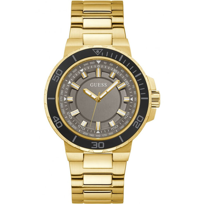 Guess Gold Stainless Steel Dress Watch Guess