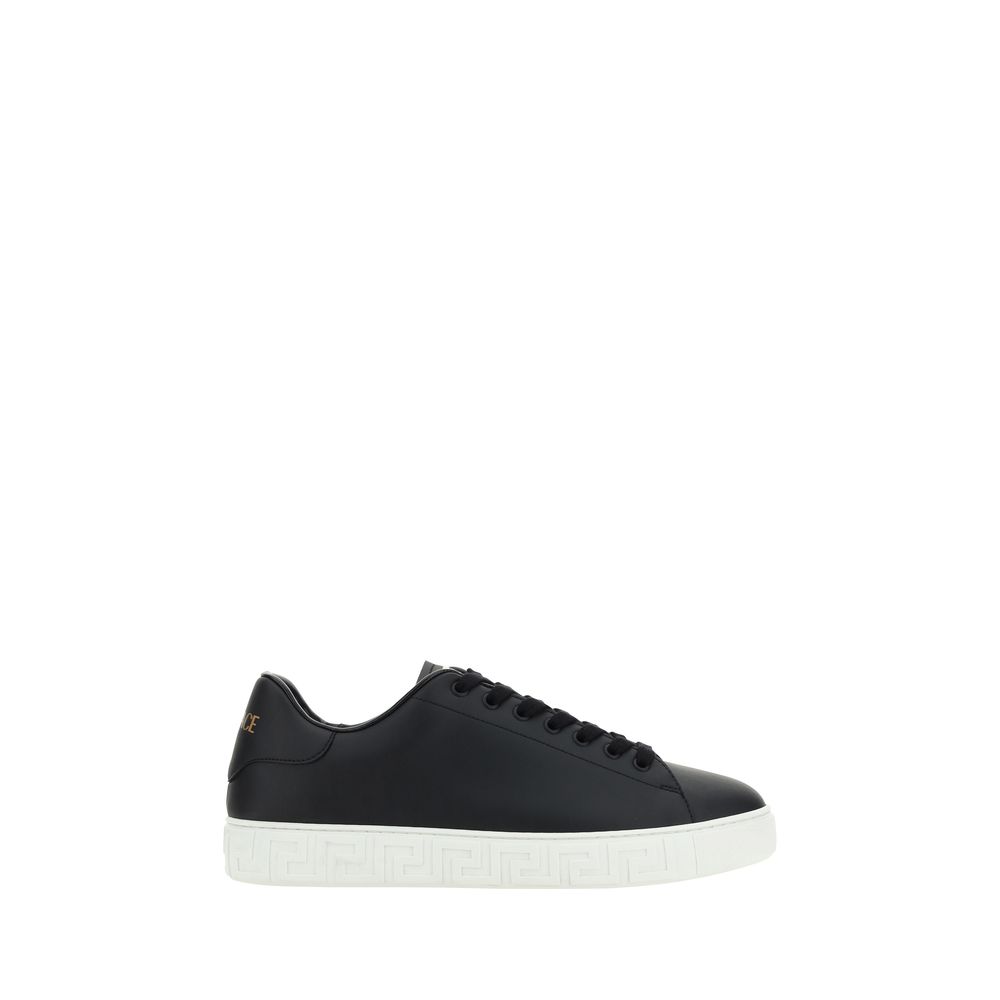 Versace Black Rubber Low Top Sneakers Versace