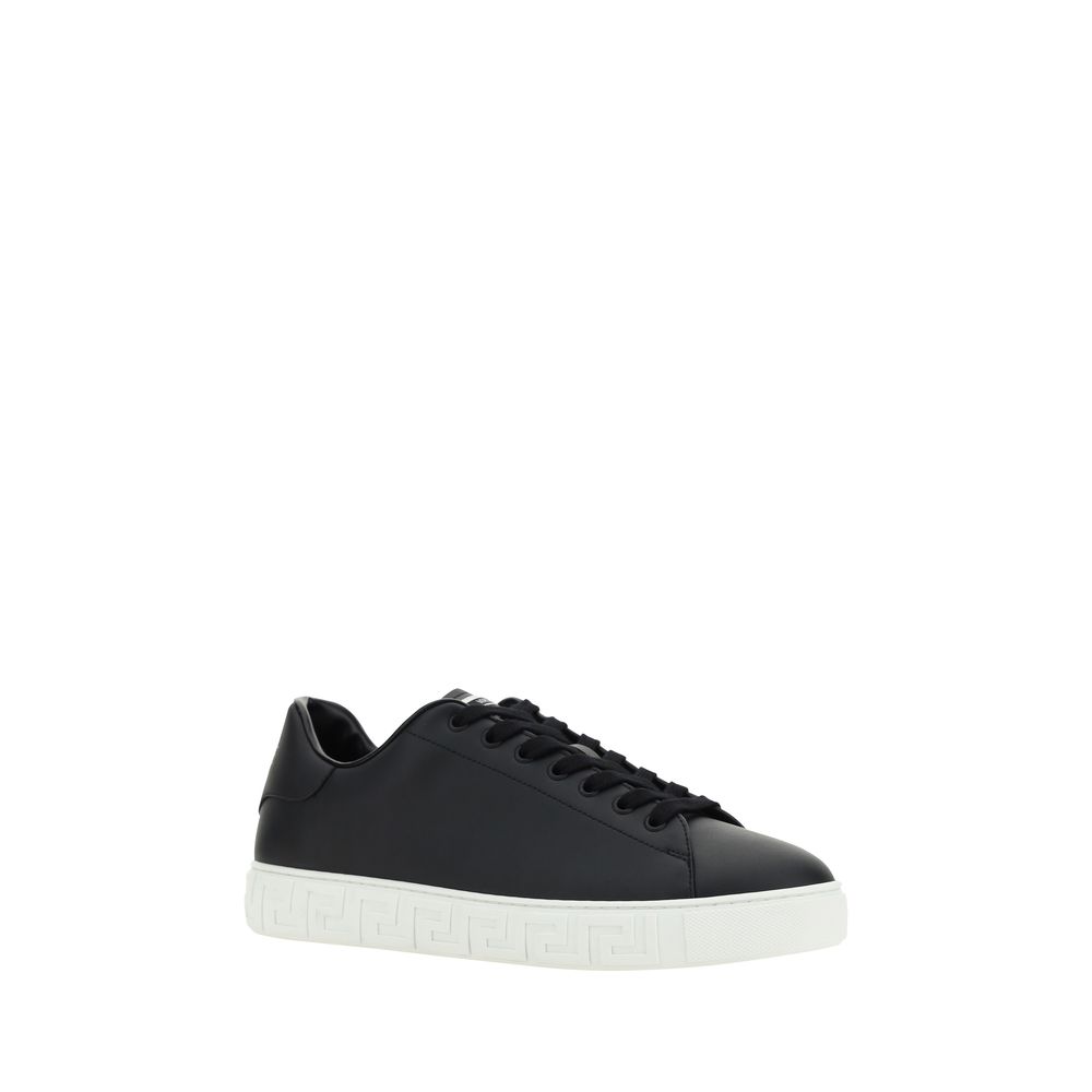 Versace Black Rubber Low Top Sneakers Versace