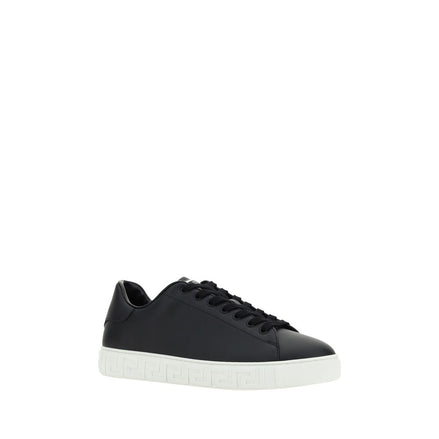 Versace Black Rubber Low Top Sneakers Versace