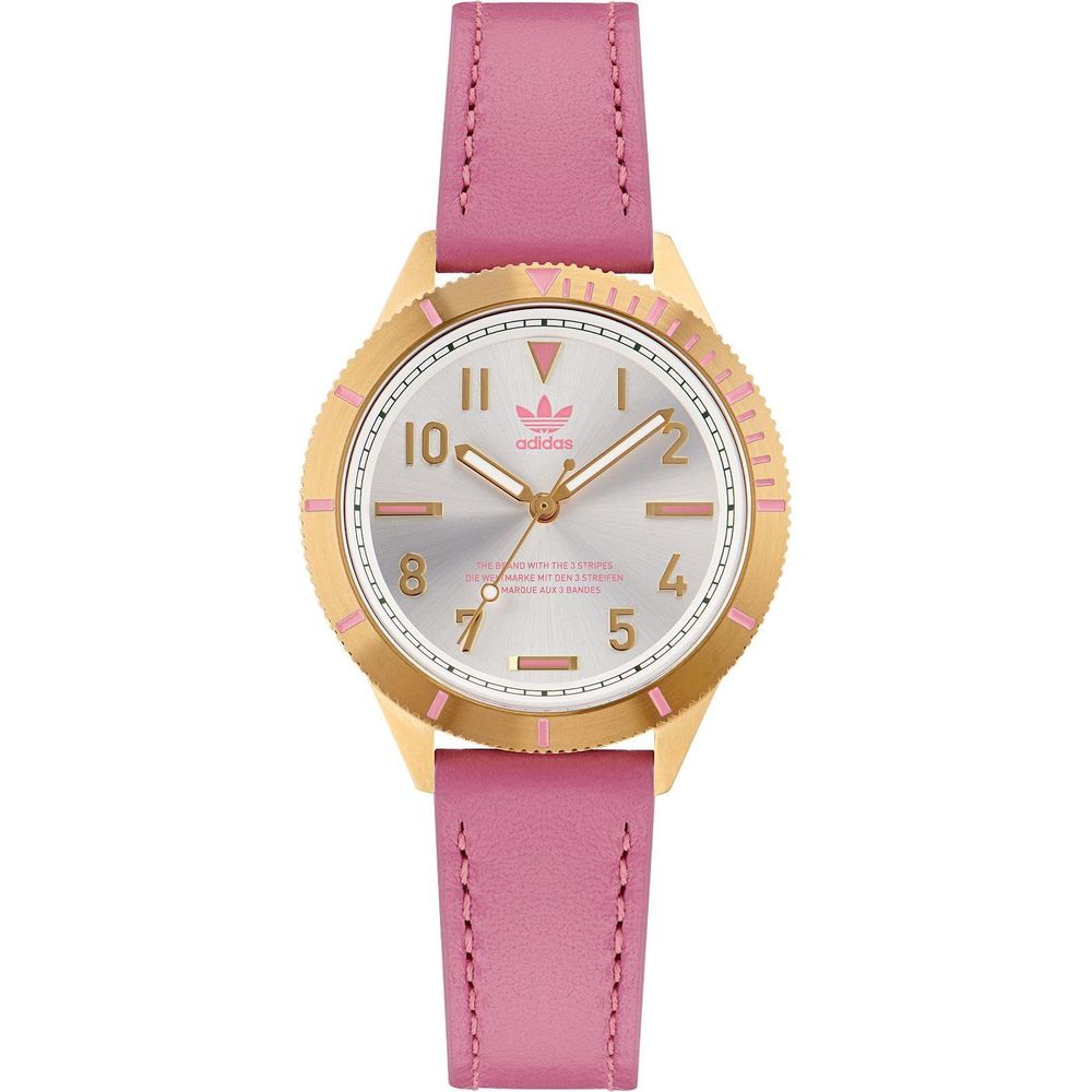 Adidas Multicolor Leather Dress Watch Adidas