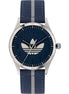 Adidas Blue Fabric Sport Watch Adidas