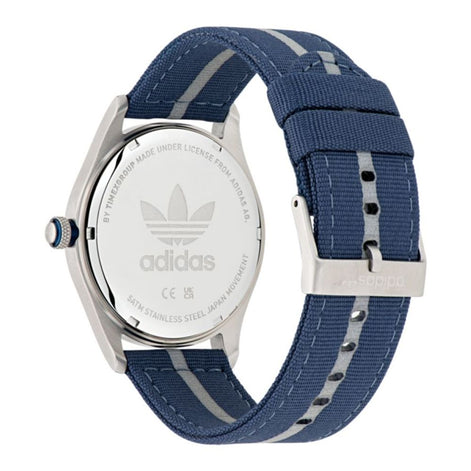 Adidas Blue Fabric Sport Watch Adidas