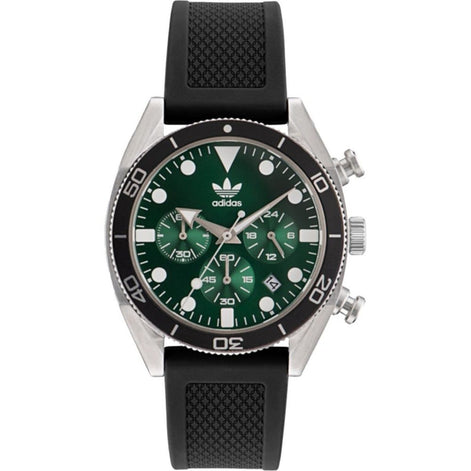 Adidas Black Synthetic Sport Watch Adidas