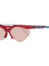 Emilio Pucci Red Metal Sunglasses Emilio Pucci