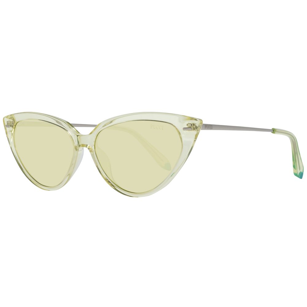 Emilio Pucci Yellow Metal Sunglasses Emilio Pucci