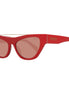 Emilio Pucci Red Metal Sunglasses Emilio Pucci