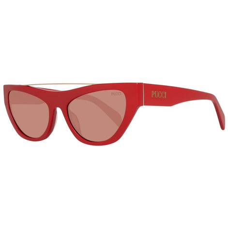 Emilio Pucci Red Metal Sunglasses Emilio Pucci