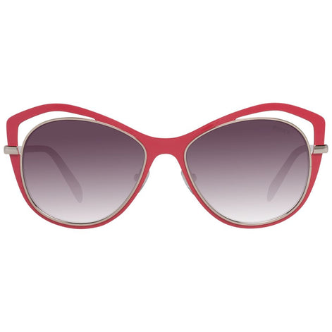 Emilio Pucci Red Metal Sunglasses Emilio Pucci