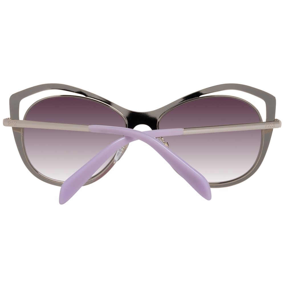Emilio Pucci Red Metal Sunglasses Emilio Pucci