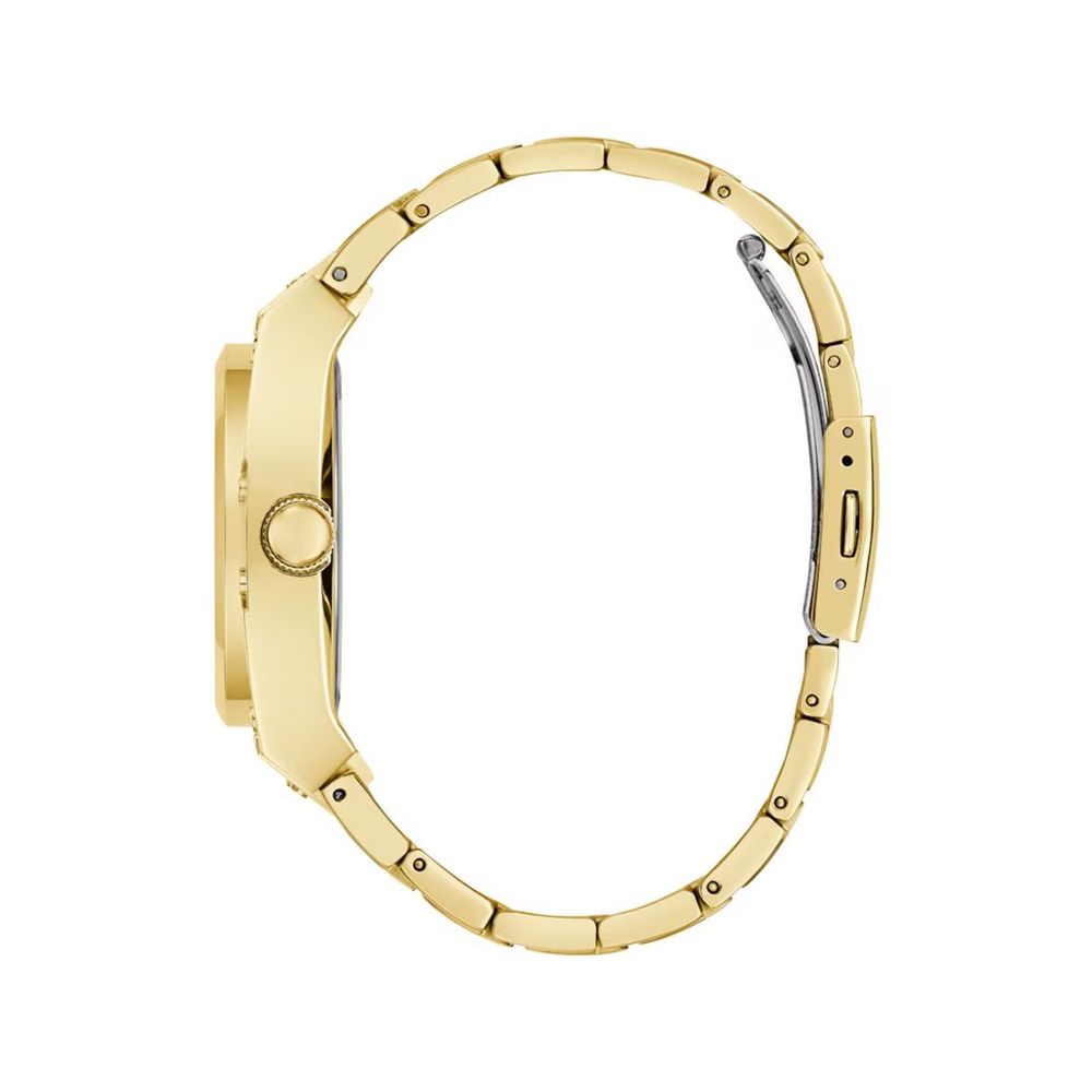 Guess Gold Stainless Steel Dress Watch Guess