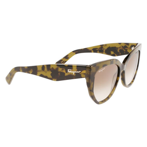 Ferragamo Brown Acetate Sunglasses Ferragamo