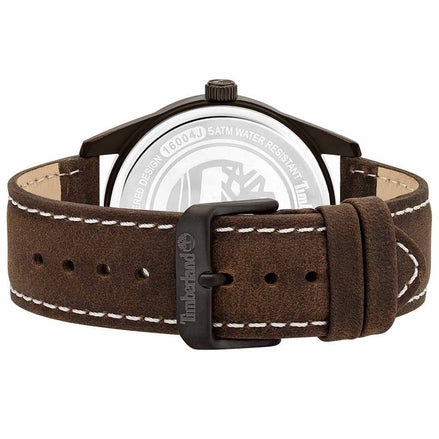 Timberland Brown Leather Dress Watch Timberland