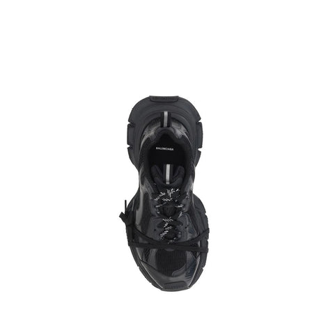 Balenciaga Black Rubber Athletic Sneakers Balenciaga