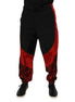 Dolce & Gabbana Black Red Leopard Jogger Sweatpants Pants Dolce & Gabbana