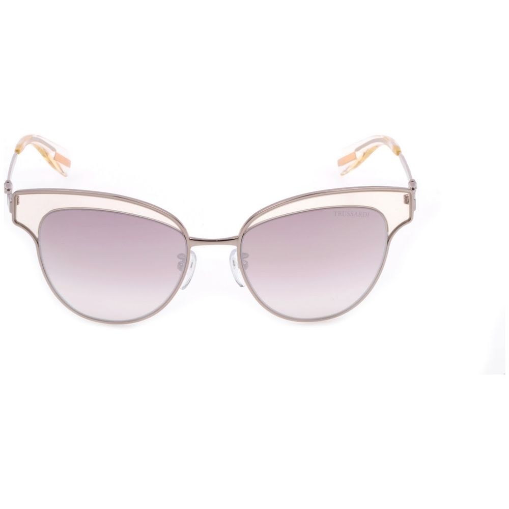 Trussardi Silver Metal Sunglasses Trussardi