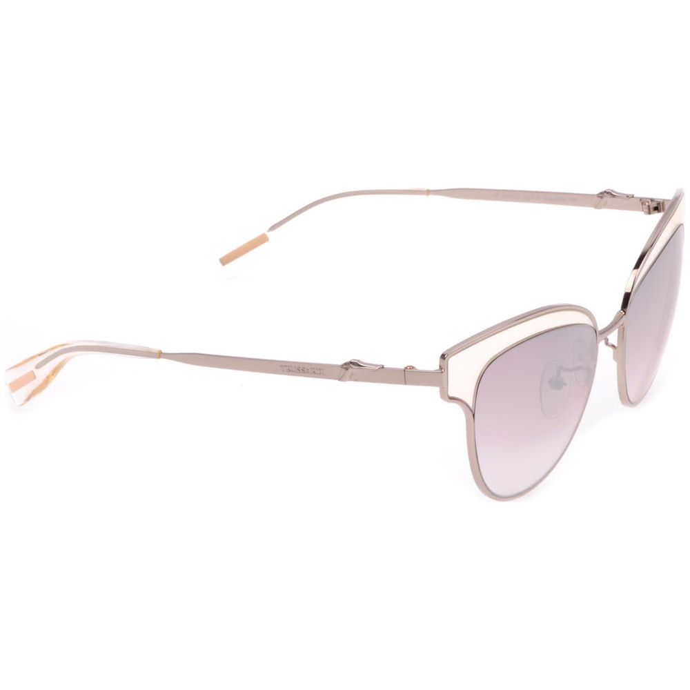 Trussardi Silver Metal Sunglasses Trussardi