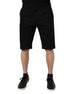 Dolce & Gabbana Black Cotton Stretch Mid Waist Bermuda Shorts Dolce & Gabbana