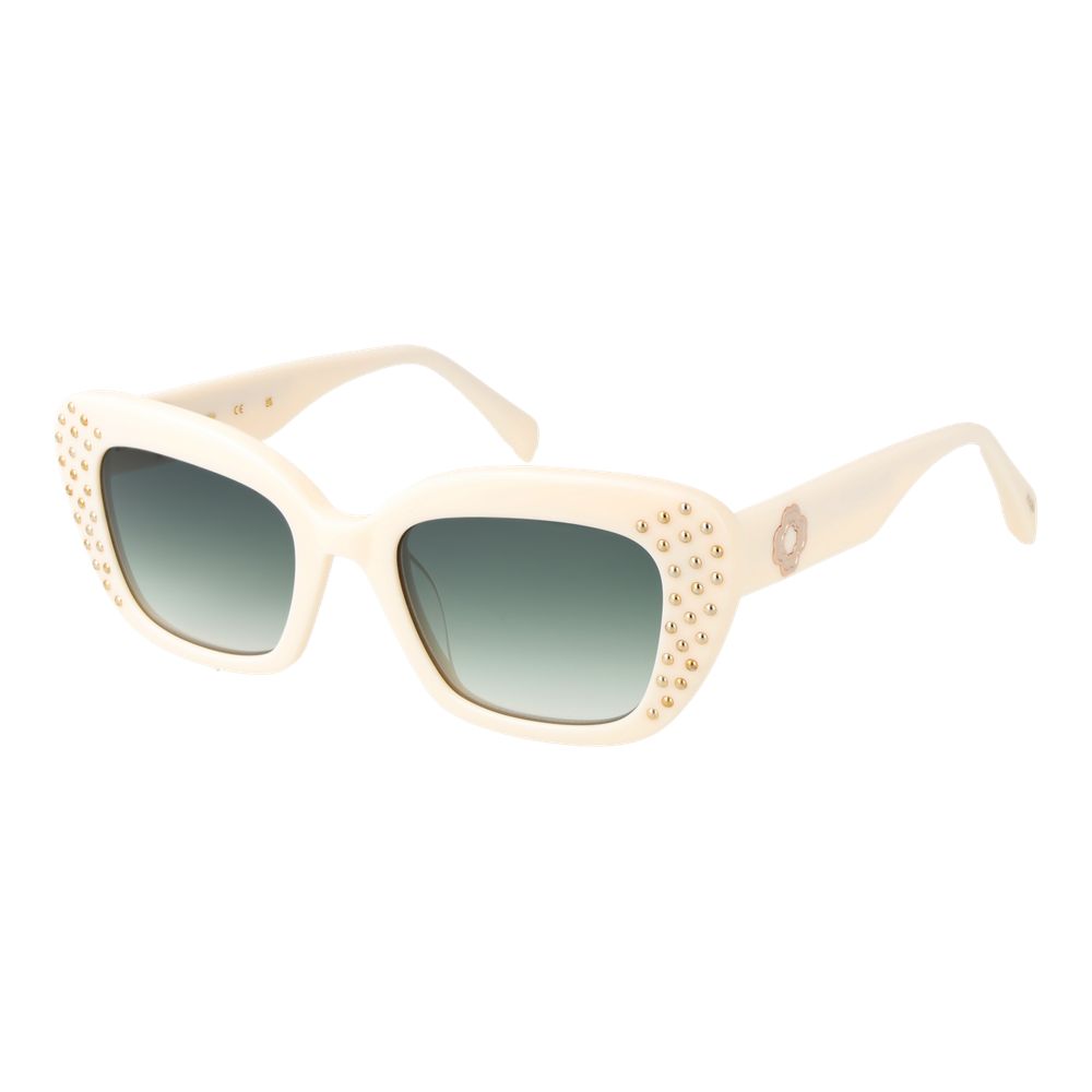 Maje Cream Acetate Sunglasses Maje