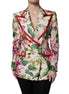 Dolce & Gabbana Multicolor Floral Double Breasted Jacket Dolce & Gabbana