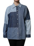 Dolce & Gabbana Blue Cotton Button Up Collared Long Sleeve Top Dolce & Gabbana