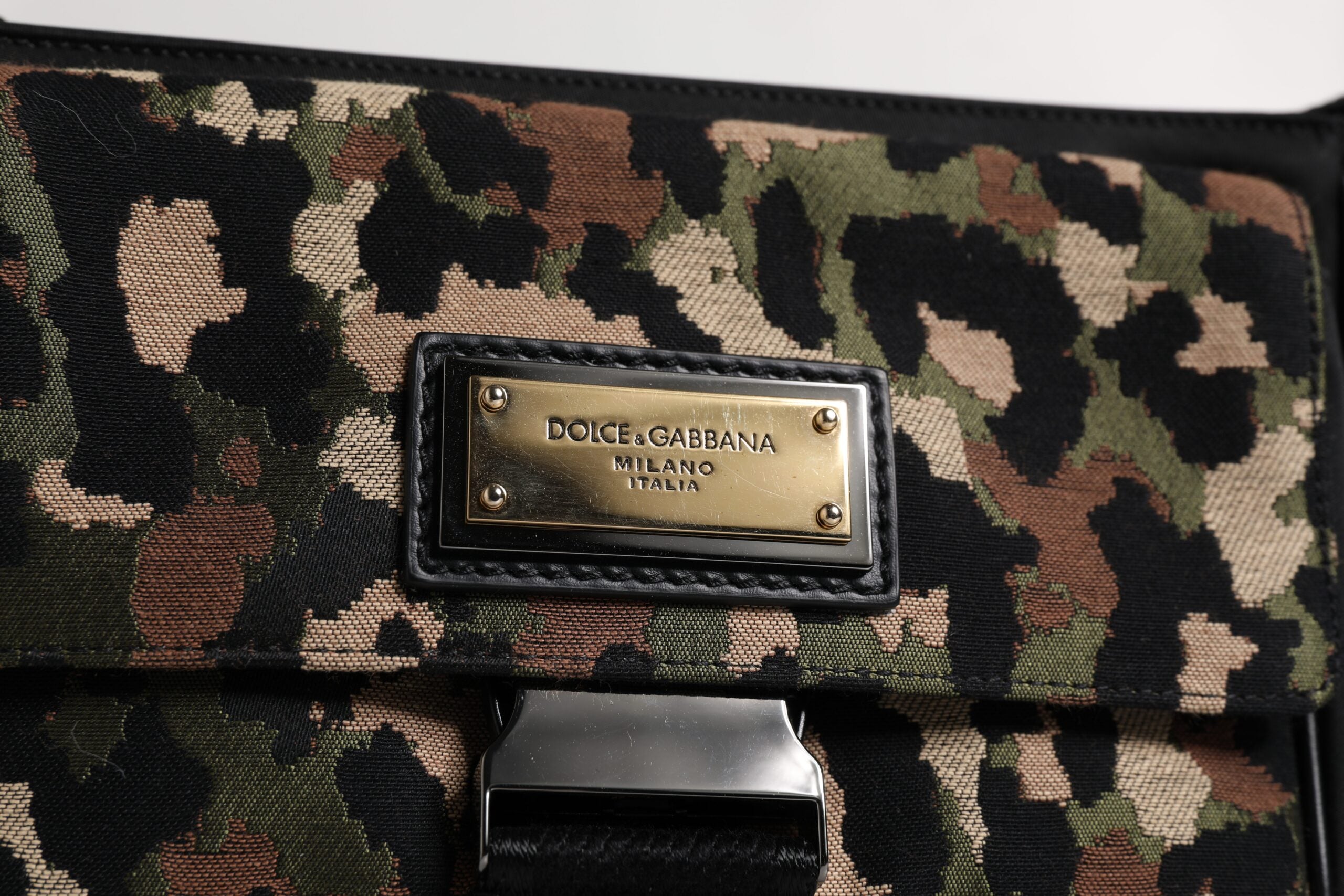 Dolce & Gabbana Multicolor Leopard Jacquard Crossbody Bag Dolce & Gabbana