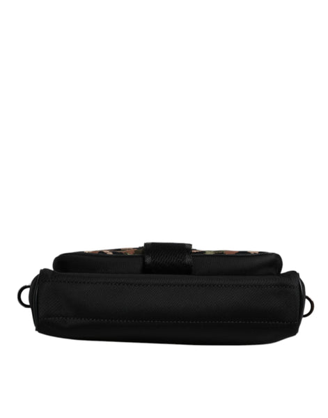 Dolce & Gabbana Multicolor Leopard Jacquard Crossbody Bag Dolce & Gabbana