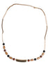 Dolce & Gabbana Black Gold Wooden Beaded Logo Pendant Necklace Dolce & Gabbana