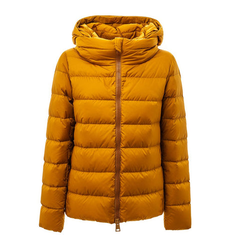 Herno Yellow Polyamide Coat Herno