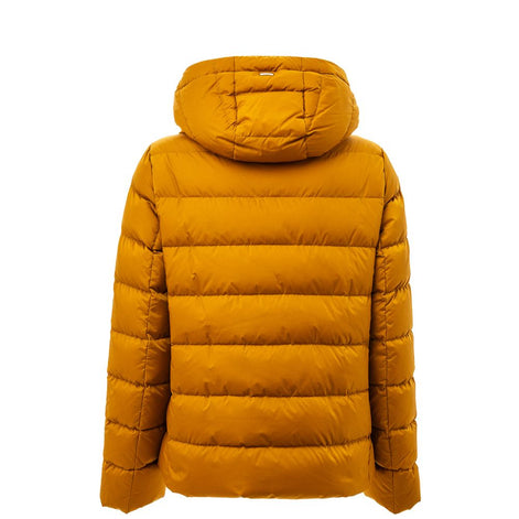 Herno Yellow Polyamide Coat Herno